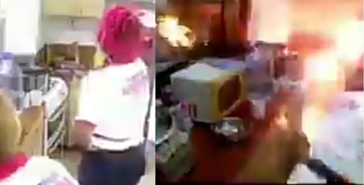 Biggy 237 kitchen on fire, housemates flee for their dear lives